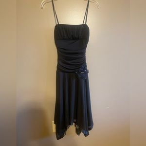 Woman’s black dress